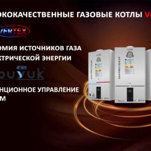 2-х контурный настенный газовый котел VERTEX Polaris-SP PRO PFD 24kW