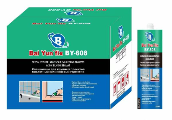Универсальный силикон Bai Yun fix BY- 608 335g/300ml.